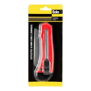 Imagem de Estilete Largo Profissional 18mm - Eda 6mc 2 Lâminas Extras