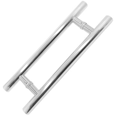 Imagem de Puxador Aço Inox Tipo H Para Porta Pivotante 45Cm