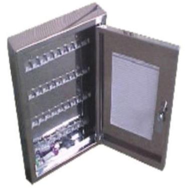 Imagem de Claviculario Inox 30 Chaves com Fechadura e 2 Chaves