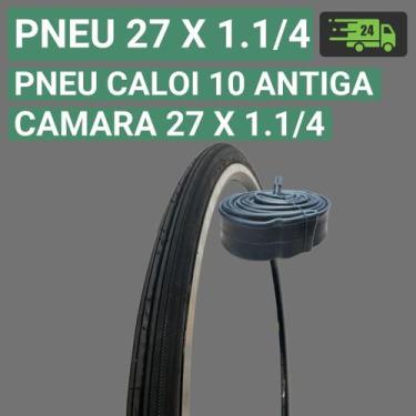 Imagem de Pneu Caloi 10 Antiga Pneu de Bicicleta Aro 27 1.1 4 SRI11 Pneu para Bi