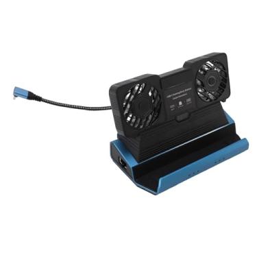 Imagem de Tangxi 10 Em 1 Estação de Ancoragem para o Convés de/ally Rog X/legion Go, Ventilador de Refrigeração Dupla, 4k@60Hz, Gigabit Ethernet, 4 Portas USB, Carregamento de 100w PD, Slot