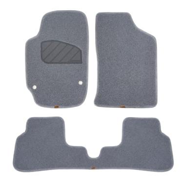 Imagem de Jogo de Tapete em Capacho Vinil Fox 2014 2015 2016 Proteção do Carpete Cinza