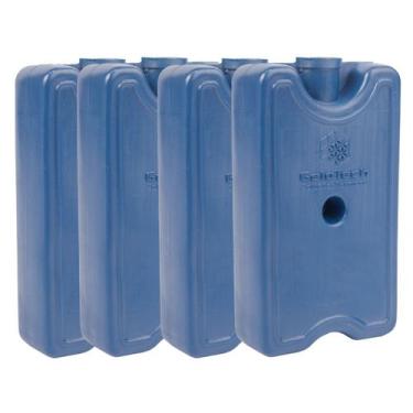 Imagem de Kit 4 Gelo Placa Gel Artificial Reutilizável Rígido 200ml - Gelotech