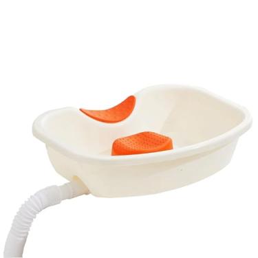 Imagem de Lavatório de xampu, lavatório de cabelo, bandeja de banheira de pacientes, lavatório portátil, bandeja de xampu para idosos acamados