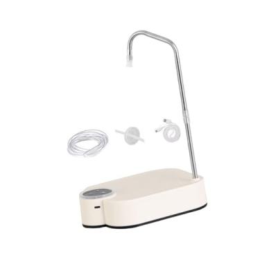 Imagem de Ioensy Dispensador de garrafas de água de mesa universal inteligente tipo C com bomba elétrica portátil para garrafas de água para escritório ao ar livre, Branco