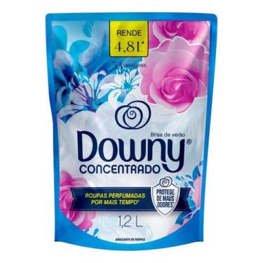 Imagem de Kit c/ 3 Amaciante Brisa De Verao Refil Downy Simples 1200Ml