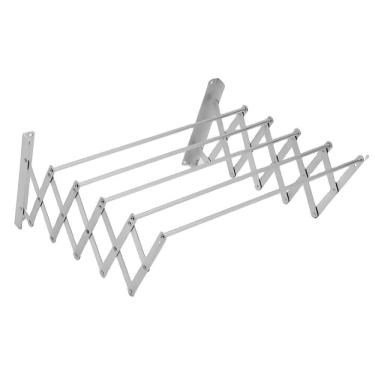 Imagem de Varal De Parede Sanfonado Retrátil – Reforçado, Dobrável E Econômico Em Espaço - Ideal Para Apartamento