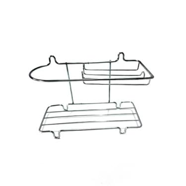 Imagem de Suporte Porta Detergente Esponja Sabão Organizador para pia (PRATA)