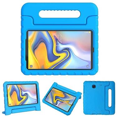 Imagem de SIMPLEWAY Capa para Samsung Galaxy Tab A 8.0 2018 Modelo: SM-T387, Tab A 8.0 2018 Capa infantil à prova de choque leve com alça protetora com suporte durável para Galaxy Tab A 20.3 cm, versão 2018