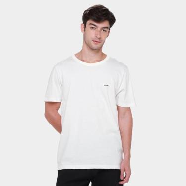 Imagem de Camiseta Forum Casual Masculina, Off white, G