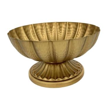 Imagem de WeiLaiKeQi Vaso de metal para plantas, arranjo de flores, enfeite para escritório, quarto, prateleira, cozinha, Style C