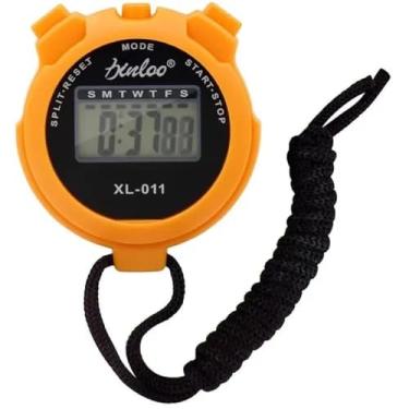 Imagem de Cronômetro Digital Esportivo Para Atletismo Corrida Esporte Cordão Colorido