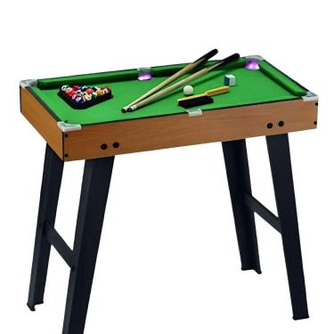 Imagem de Mesa de Sinuca Master em Madeira Com Led 11112 - Zippy Toys