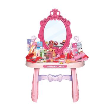 Imagem de Penteadeira Infantil Com Espelho Princesa 46 Pçs Maxi Toys 