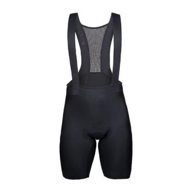 Imagem de Bermuda Bretelle Marelli Ciclismo Laser Phantom 25 Elastano, G, Preto