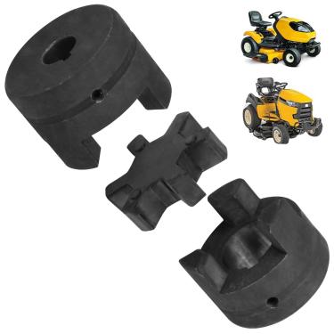 Imagem de AMTHKNO Acoplamento flexível 918-04145 7/20.3 cm e 1/5.1 cm compatível com MTD CUB Cadet Troy-Bilt GS 570 500 550 560 510 27T 25T Substitui 718-04145