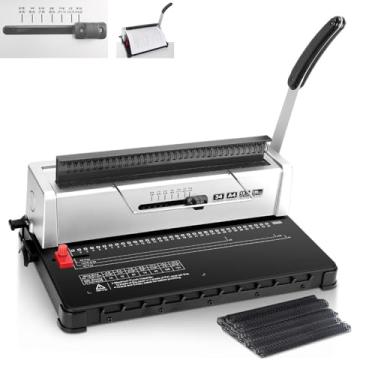 Imagem de 34 Furos Design ajustável Máquina de Encadernação, Encadernadora, Encadernadora Perfuradora, Encadernadora Perfuradora para Espiral, Encadernadora Perfuradora Manual, Suporte para Papel A4 E A5