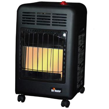 Imagem de Aquecedor a Gás MH18CH com 3 Níveis de Potência 18000 BTU, Aquece até 41 m2, MR. HEATER F227500, Preto