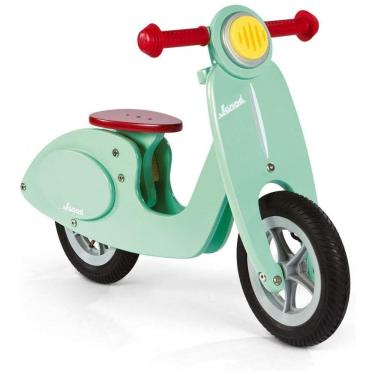 Imagem de Bicicleta sem Pedal Scooter de Madeira para Crianças de 3 a 6 Anos, Janod, Verde