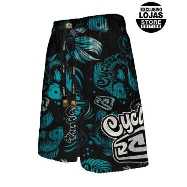 Imagem de Bermuda Cyclone Veludo Urban Carpa, Preto, Azul, G