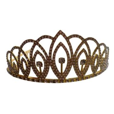 Imagem de Coroa Acessórios OU Casamento Debutante Noiva Strass 75110 - sm decora