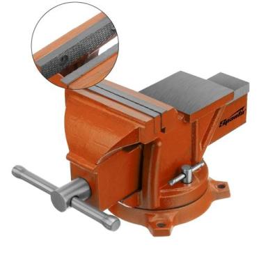 Imagem de Torno Morsa de Bancada Rotativa com Bigorna 5" 125 mm Sparta