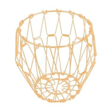 Imagem de Bothyi Cesta de frutas dobrável, organizador de artigos diversos de mesa, metal, criativo, multifuncional, expositor, cesta de armazenamento para cozinha de, Ouro