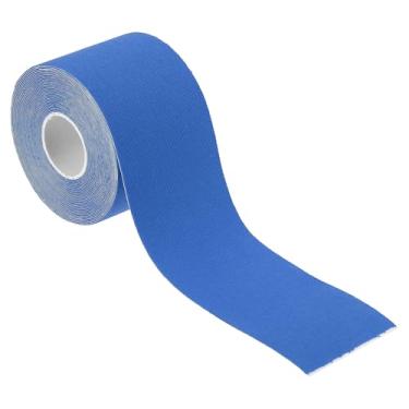 Imagem de Fita de argola aérea de 5 m x 5 cm, fita atlética adesiva antiderrapante para ioga para exercícios de ginástica, azul