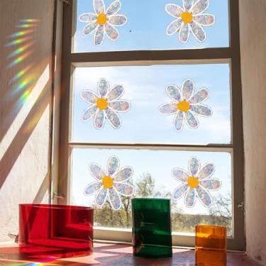 Imagem de Adesivo de janela de proteção de pássaros para painéis de vidro, adesivo de apanhador de sol adesivo de janela prisma grande, adesivo de janela anticolisão para pássaros Suncatcher.