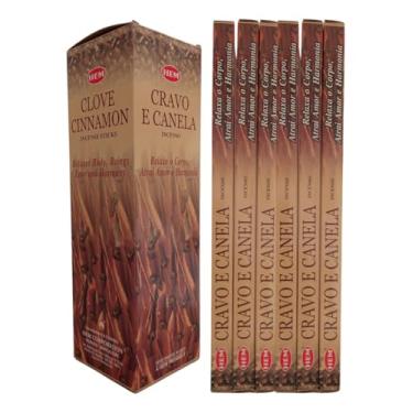 Imagem de Incenso Indiano Hem Cravo E Canela - Prosperidade 6 Caixas