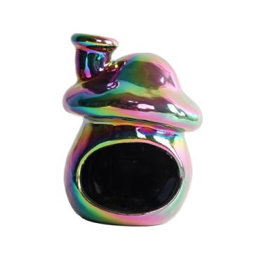 Imagem de Generic Porta-incenso em formato de cogumelo, ideal para velas de chá, quarto, escritório, mesa de trabalho, sala de jantar e como presente de