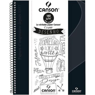Imagem de Caderno Sketchbook Desenho 140g-m² 40 Folhas Canson