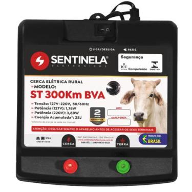 Imagem de Eletrificador Cerca Elétrica Rural 300km Super Turbo Bivolt - Sentinel