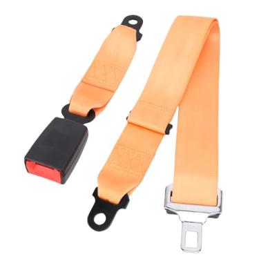 Imagem de Xiuganpo Cinto de segurança universal para empilhadeira, kit de cintos de segurança ajustáveis manuais de 132 cm, para evitar arranhões, ABS, retráteis, cintos de segurança para trator, carrinho de