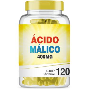 Imagem de Ácido Málico 400mg com 120 cápsulas