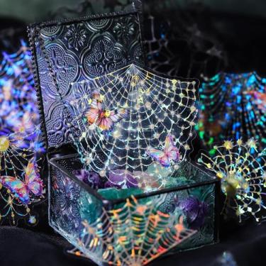 Imagem de Adesivo autocolante YOKSAS, 40 peças, holográfico, impermeável, 9 cm