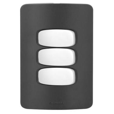 Imagem de Conjunto 2 Simples + 1 Paralelo - Gracia Black Maxx / Branco - Alumbra