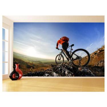 Imagem de Papel De Parede Mountain Bike Ar Livre Passeio 3,5M Aca42 - Você Decor