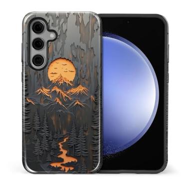 Imagem de Flivro Capa para Samsung Galaxy S23 FE, capa rígida 2 em 1 PC e amortecedor interno de silicone, antiarranhões, à prova de choque, design fino, amante de montanhas ao ar livre