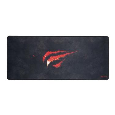 Imagem de Mousepad Gamer Havit 70x30cm Hv-mp861 Preto Borda Costurada Preto Logo