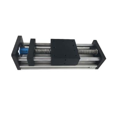 Imagem de S25HH0 Módulo linear haste guia eixo óptico mesa deslizante 50-300mm Stroke Ballscrew plataforma SFU 1204 1605 1610 80 * 80 mm painel móvel (1204 fuso esferográfica, curso efetivo 150)