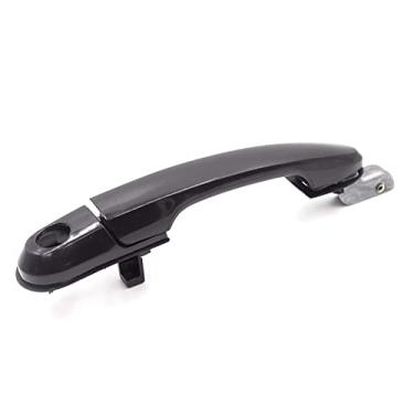 Imagem de Top deal Puxador de porta de substituição do lado do passageiro dianteiro externo preto compatível com Tucson 2005-2009