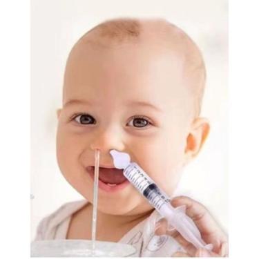 Imagem de Seringa Aspirador Nasal Para Bebe Com Ponta de Silicone 1Und - Ecommer