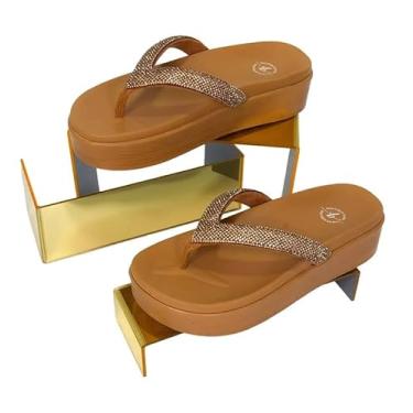 Imagem de PAPETE COM TIRA EM STRASS (DOURADA, BR, Adulto, Numérico, 35)