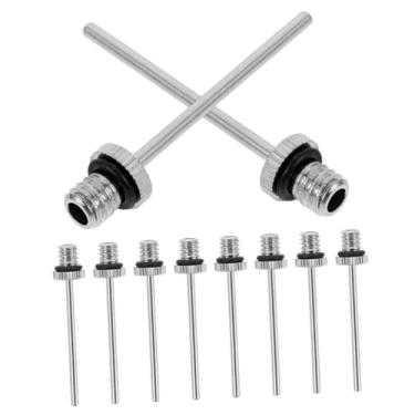 Imagem de Garneck Agulhas de metal multifuncionais para bomba de basquete bola de futebol 20 peças para bomba de ar inflação bolas esportivas inflação