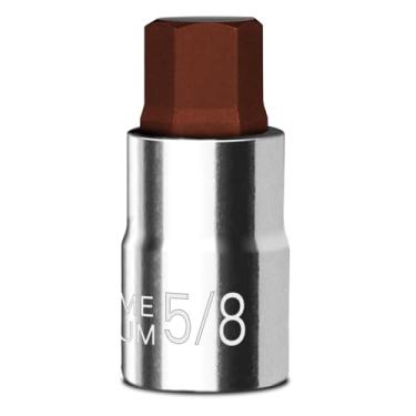 Imagem de BLACKROBOT Soquete sextavado de 5/20.3 cm, soquete de chave Allen de 1/2 polegada, SAE, totalmente polido, cabeça de aço S2 feita para reparo