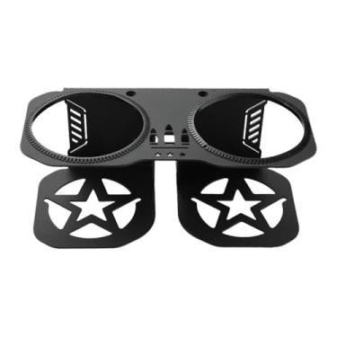 Imagem de Lljsszr Alça de Apoio com Porta-copos, Suporte para Garrafa de água em aço Inoxidável, Espaçoso, Fácil de Montar com Acessórios Inclusos, Porta-copos para 800, Preto