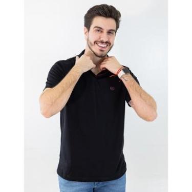 Imagem de Camisa Masculina Polo Manga Curta Sem Botões Stretch Anticorpus-Masculino