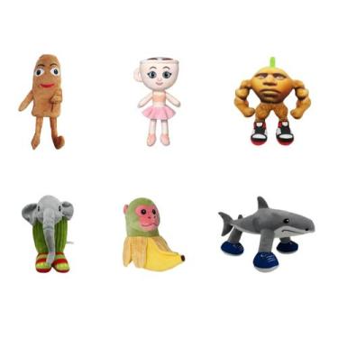 Imagem de Boneco de Pelúcia Brainrot Meme da Internet Com Som - Roots, Tung Tung