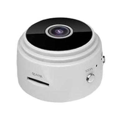 Imagem de Semme Câmera Remota Wi-fi 1080p Hd, Visão Noturna Infravermelha, Tamanho Compacto, Sensível, Grande Angular, Monitor de bebê para Segurança Doméstica, Uso Interno, Plástico Abs (Ás e acerto)